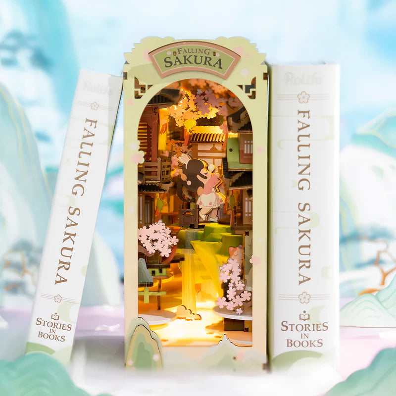 Puzzloria | Enchanted Sakura Book Nook Kit