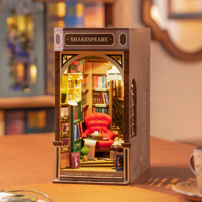 Puzzloria™ | Literary Escape Miniature Bookshop DIY Kit