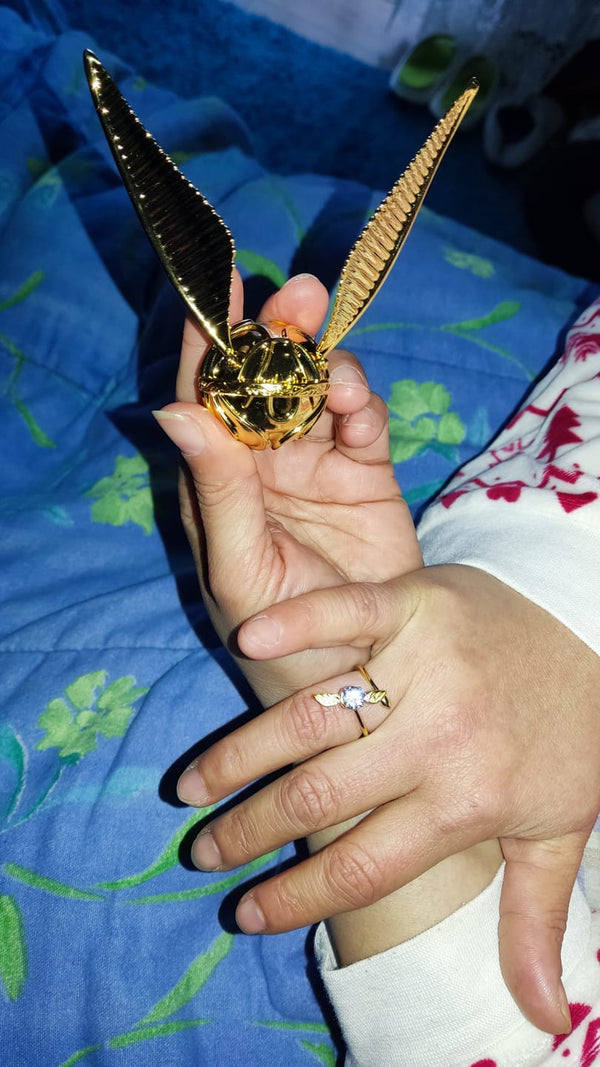 Magical Harry Potter Golden Snitch Ring Box Customer Review