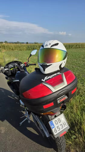 Flip-Up Motorcycle Helmet with Dual Sun Visor Customer Review