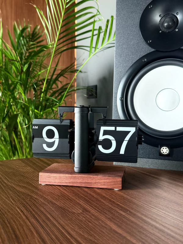 Retro Flip Down Clock with Automatic Rotating Customer Review