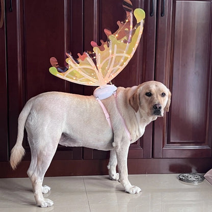 Chrismas Gift Butterfly Wings Fairy Angel Elf LED Glowing Luminous with Music Glowing Cosplay Prop