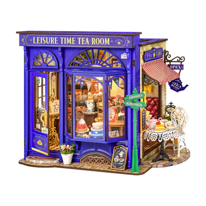 Puzzloria™ | Teatime Escapade DIY Miniature House Kit