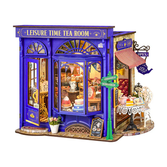 Puzzloria™ | Teatime Escapade DIY Miniature House Kit
