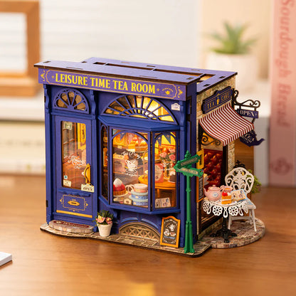 Puzzloria™ | Teatime Escapade DIY Miniature House Kit