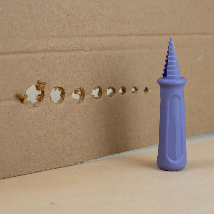 Kid Safe Cardboard Cutter for Ages 3+ | Finger-Safe Power Tool for Creative Projects | STEM Building Toy