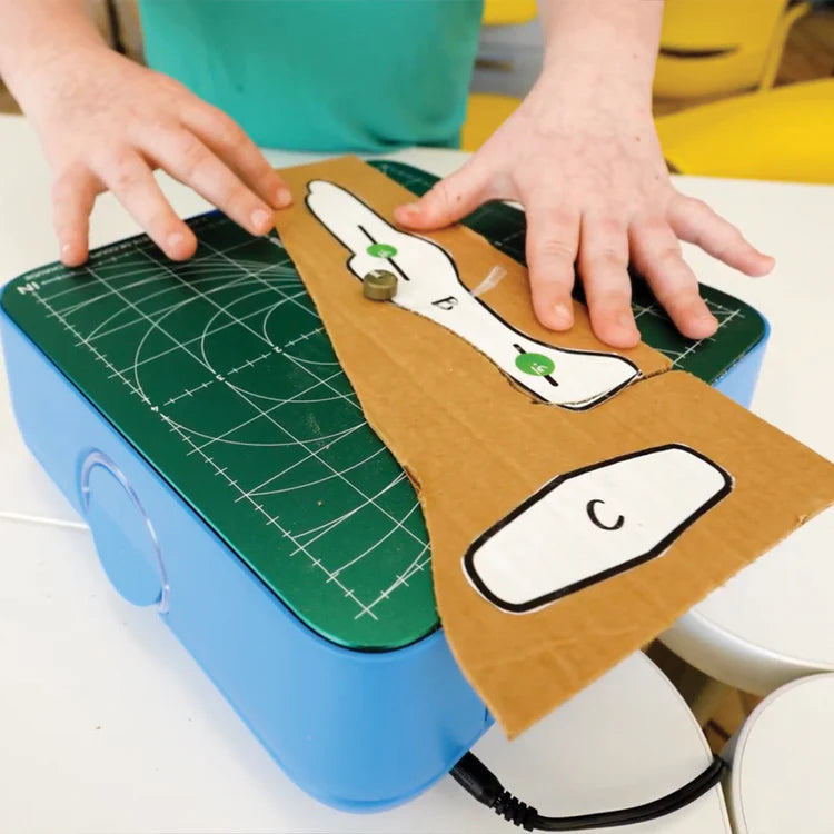 Kid Safe Cardboard Cutter for Ages 3+ | Finger-Safe Power Tool for Creative Projects | STEM Building Toy