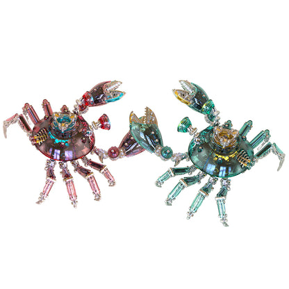 Puzzloria™ | Cybernetic Crab 3D Metal Model Kit