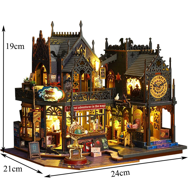 Puzzloria | Holo Magic City DIY Miniature House