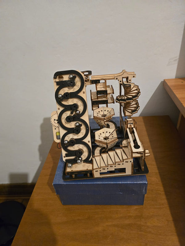 Electric Mechanical Marble Run 3D Wooden Puzzle Customer Review