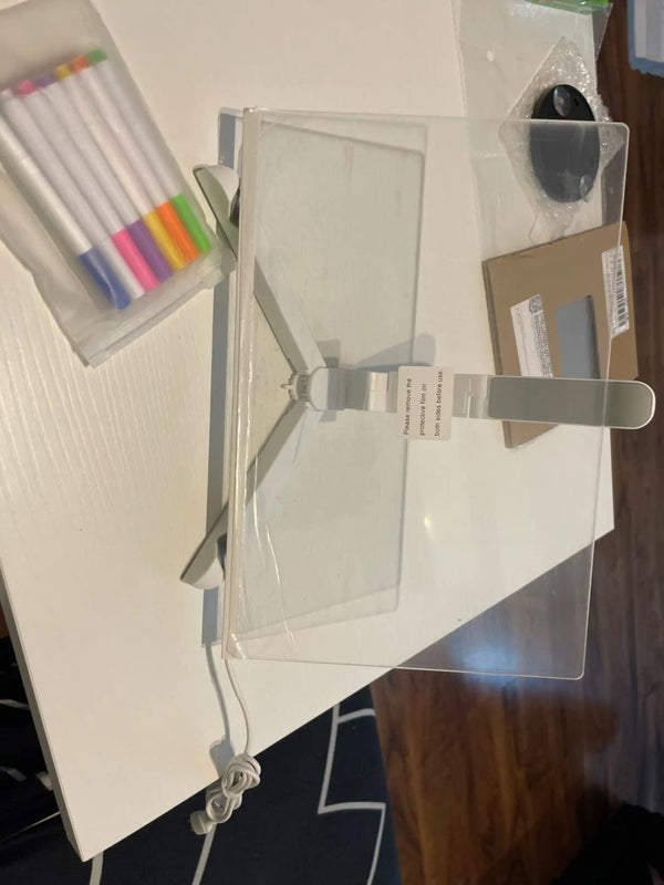 Puzzloria™ | Personalized LED Erasable Acrylic Lamp for Kids Customer Review