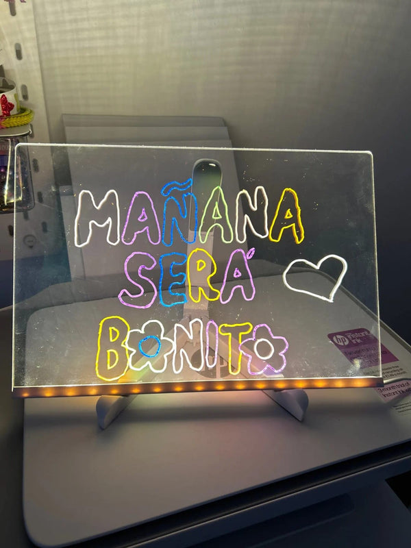 Puzzloria™ | Personalisierte LED abwischbare Acryllampe für Kinder Customer Review