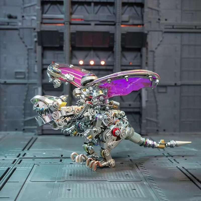 Puzzloria | Mechanical Flying Dragon 3D Metal Puzzle Kit