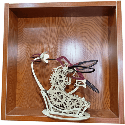 Puzzloria™ | Kinetic Hummingbird Sculpture