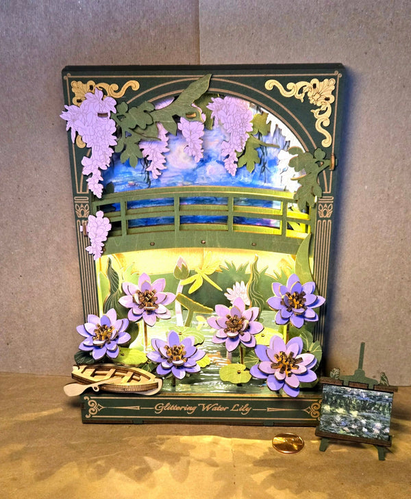 Puzzloria™ | Monet's Garden 3D Wooden Puzzle with LED Lighting Customer Review