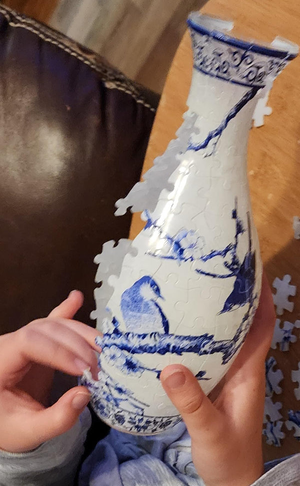 Puzzloria™ | Creative 3D Puzzle Flower Vase - White Customer Review