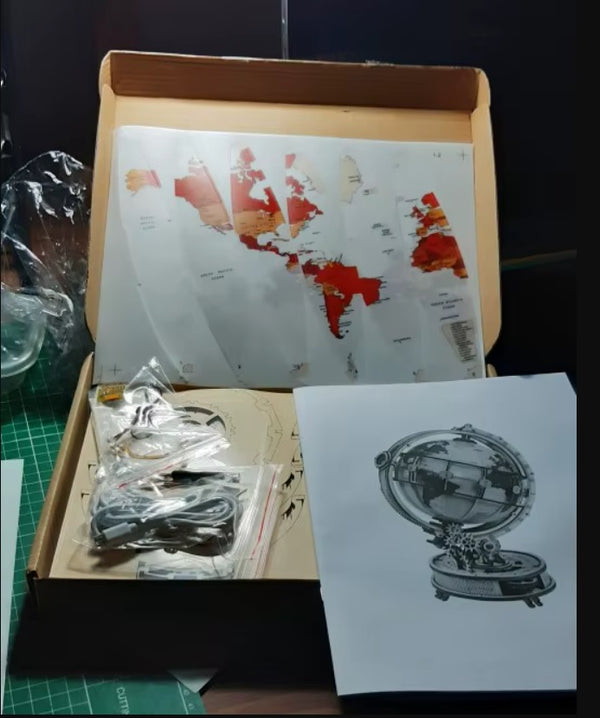 Puzzloria™ | Luminous Globe 3D Wooden Puzzle Customer Review