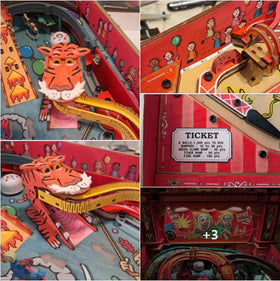 Puzzloria miniature DIY craft kits assembled into garden, fruit shop, and bakery scenes