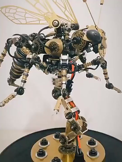Puzzloria™ | DIY 3D Mechanical Wasp Sculpture