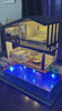 Puzzloria DIY dollhouse kit miniature apartment with LED lighting - premium craft project for adults and teens