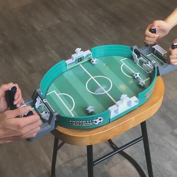 Tabletop Soccer Shooting Game 2 Player - Desktop Football Battle with Scoreboard