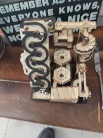 Electric Mechanical Marble Run 3D Wooden Puzzle Video Review Thumbnail