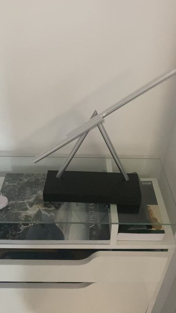 Puzzloria™ | Infinite Motion Kinetic Sculpture (Iron Man 2 Swinging Sticks) Video Review Thumbnail