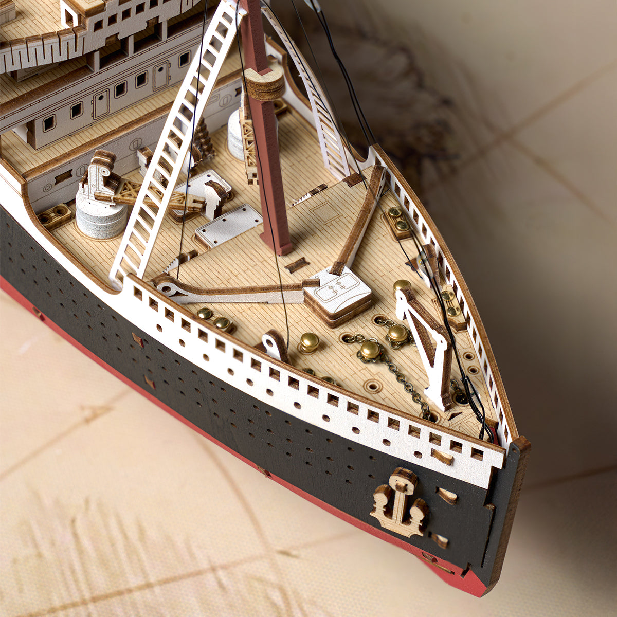 1912 Eternal Atlantic Voyager 3D Wooden Puzzle — 1:550 Scale RMS
