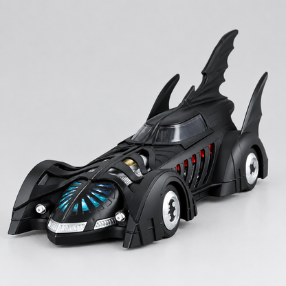 1/18 Batman Forever Batmobile metal model car with sound and light effects, collectible Batman car gift idea, 1995 1 Tail