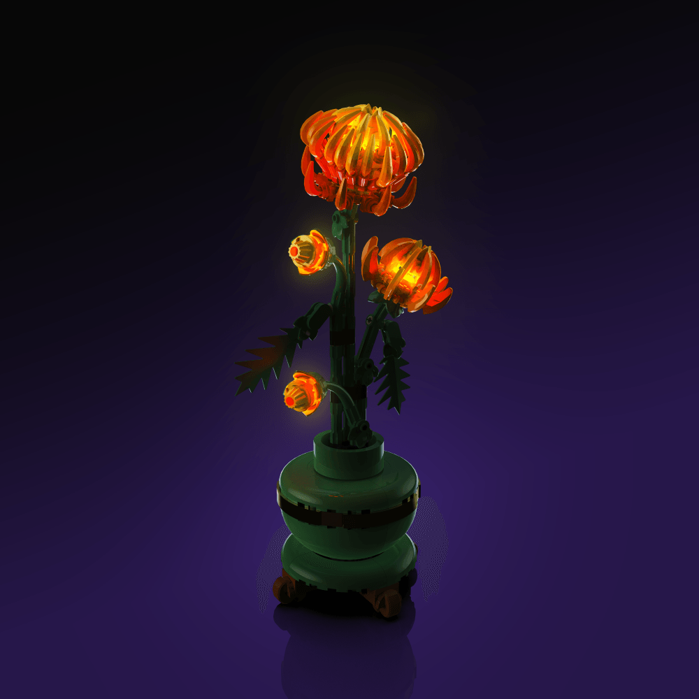 Puzzloria™ | Light Kit for LEGO® Chrysanthemum - Puzzloria