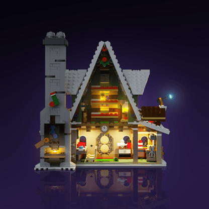 Puzzloria™ | Light Kit for LEGO® Elf Club House - Puzzloria