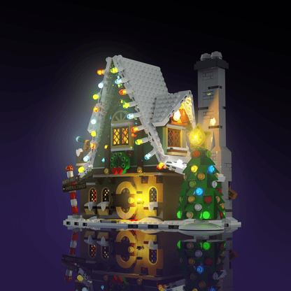 Puzzloria™ | Light Kit for LEGO® Elf Club House - Puzzloria