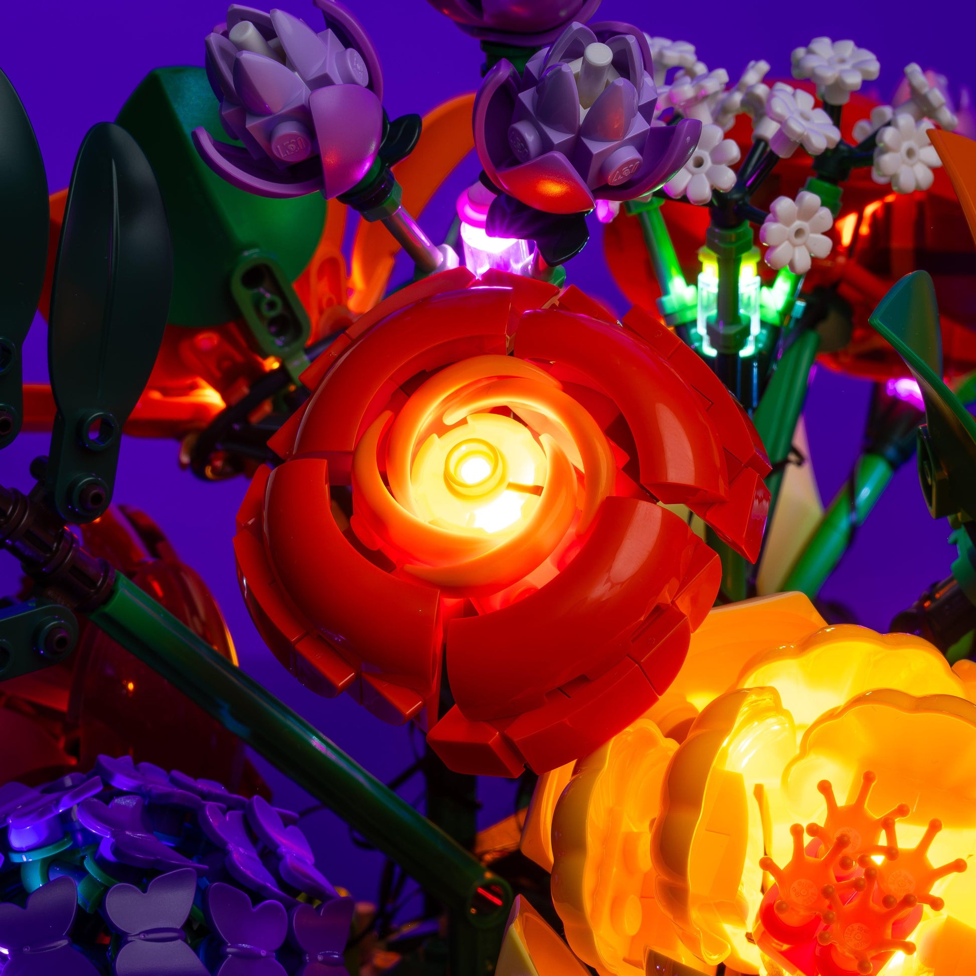 Puzzloria™ | Light Kit for LEGO® Flower Arrangement - Puzzloria