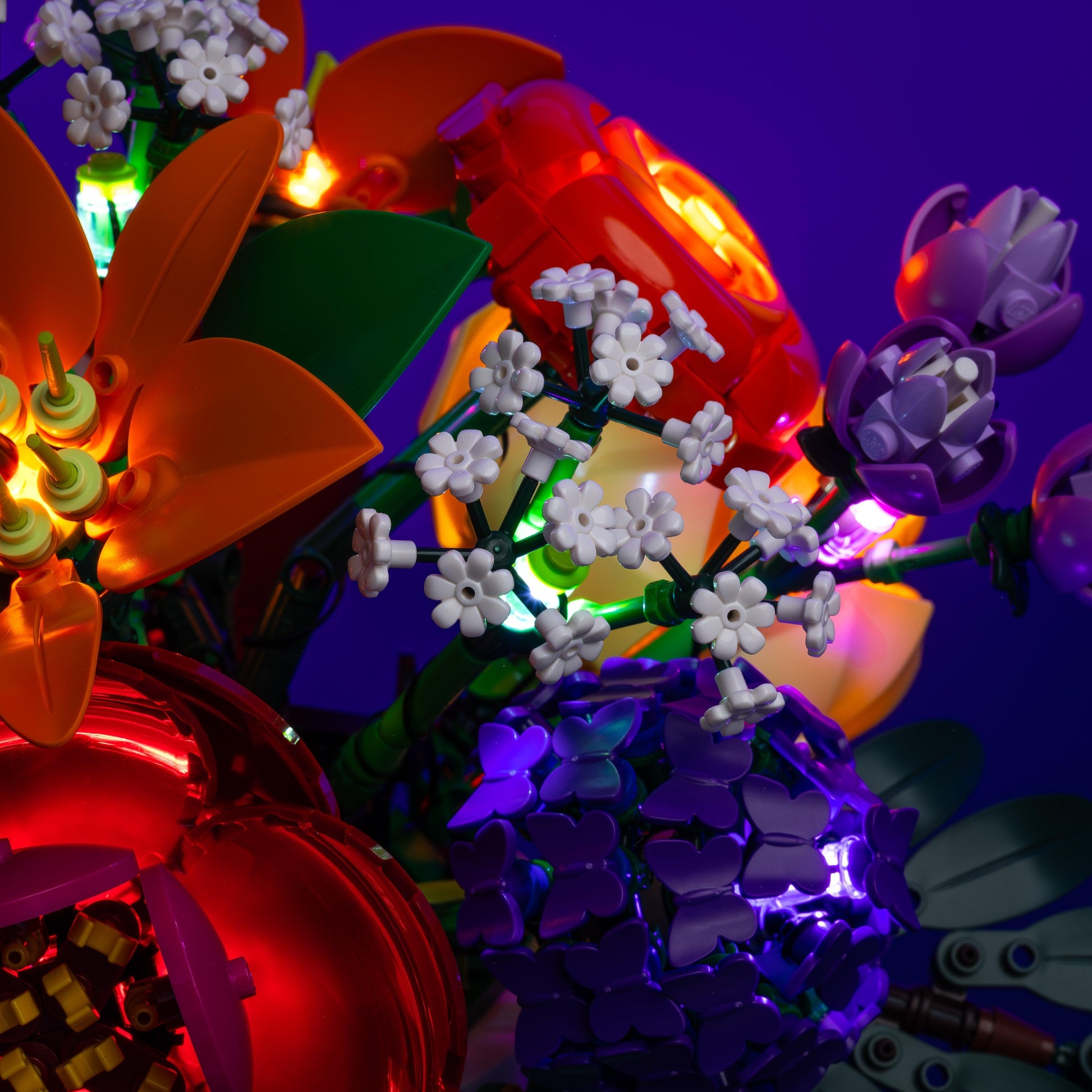 Puzzloria™ | Light Kit for LEGO® Flower Arrangement - Puzzloria
