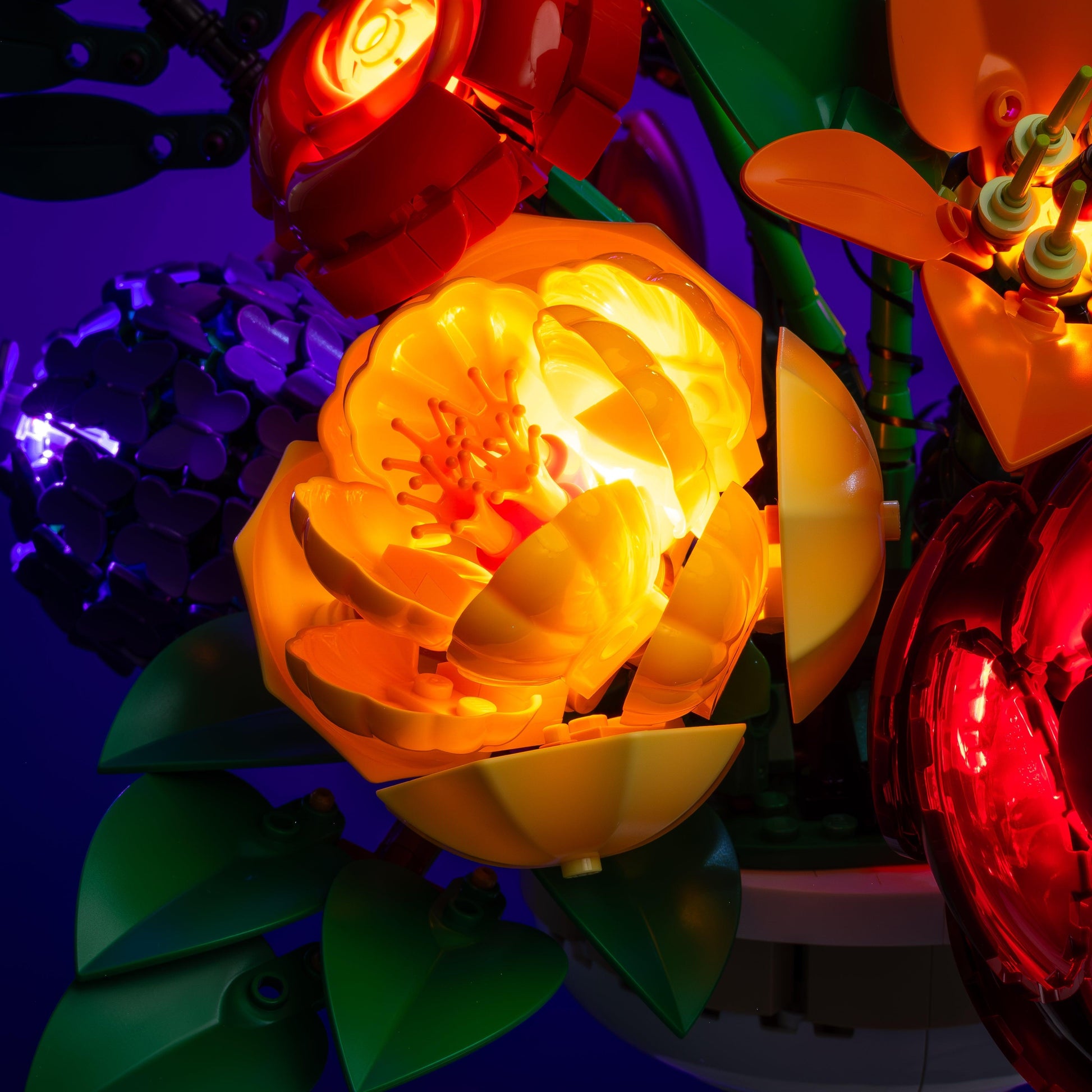 Puzzloria™ | Light Kit for LEGO® Flower Arrangement - Puzzloria