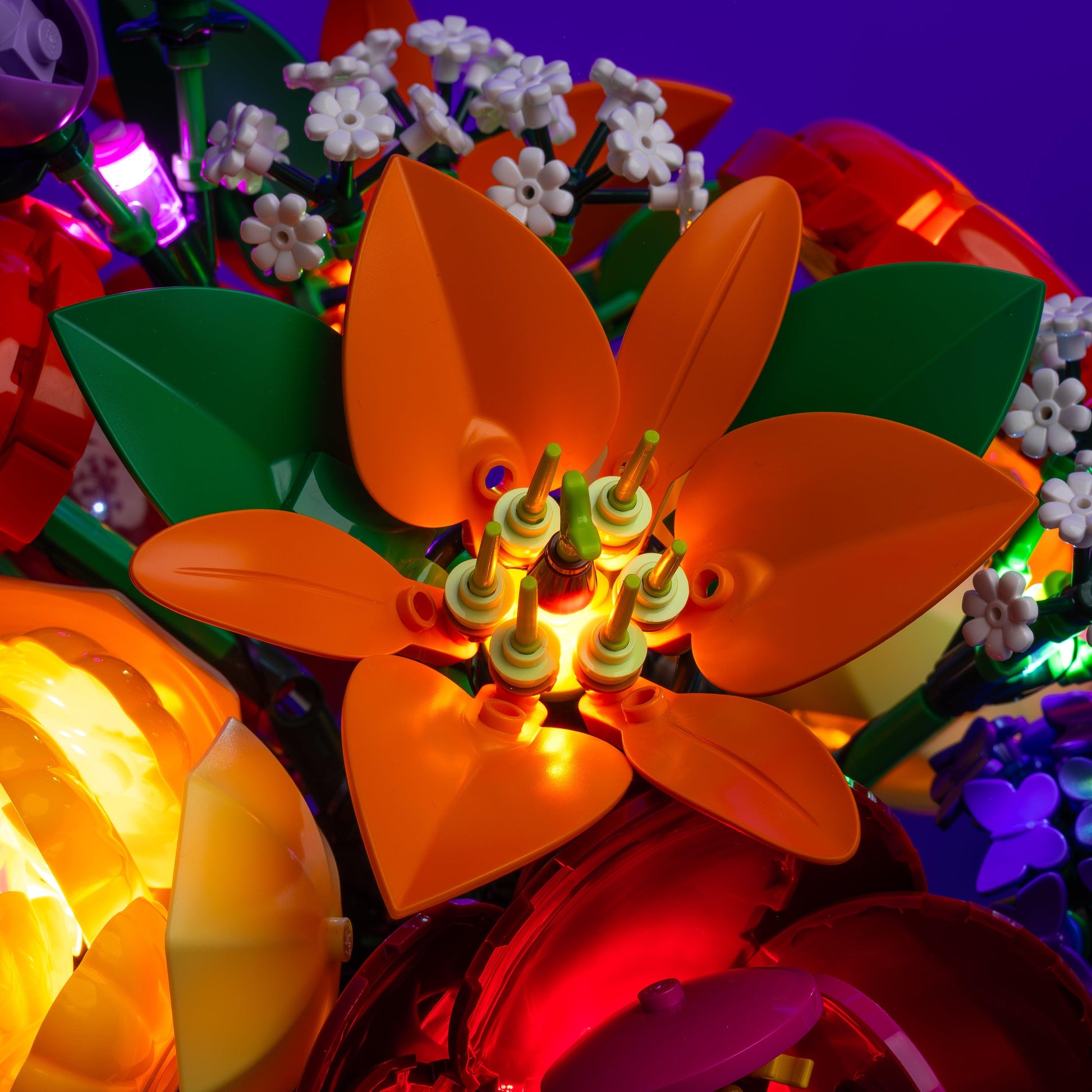 Puzzloria™ | Light Kit for LEGO® Flower Arrangement - Puzzloria