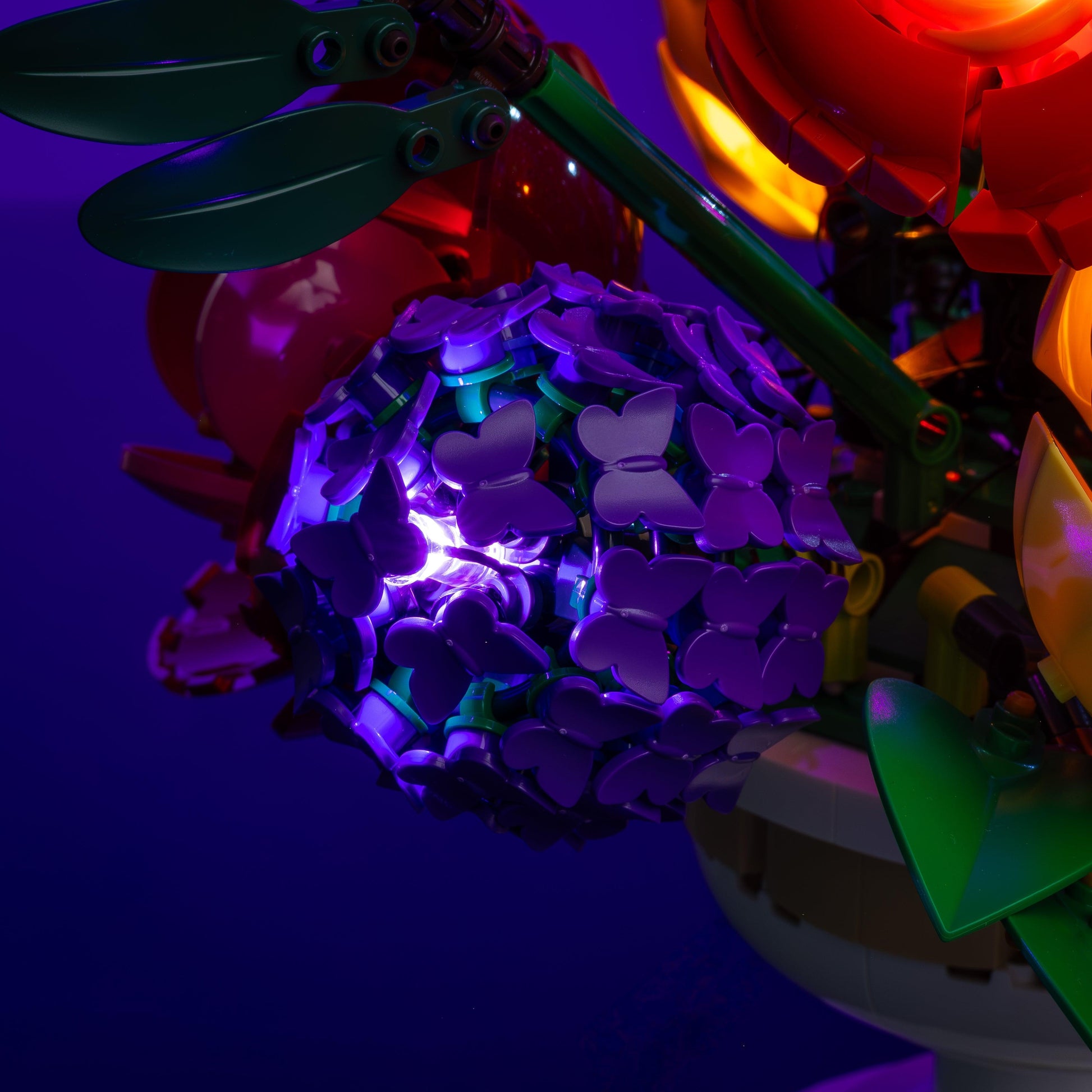 Puzzloria™ | Light Kit for LEGO® Flower Arrangement - Puzzloria