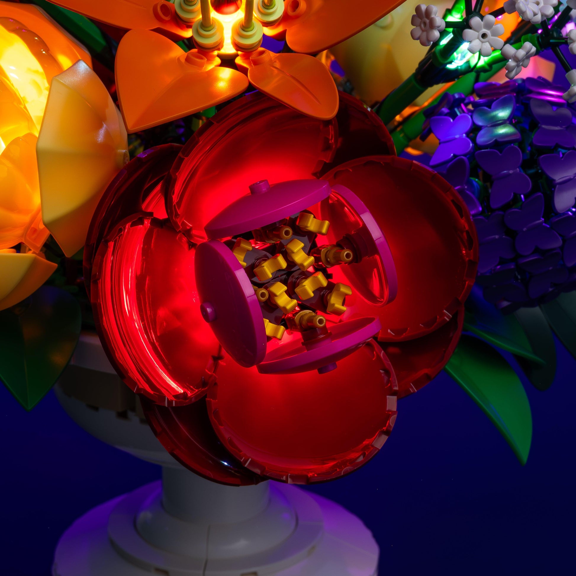 Puzzloria™ | Light Kit for LEGO® Flower Arrangement - Puzzloria