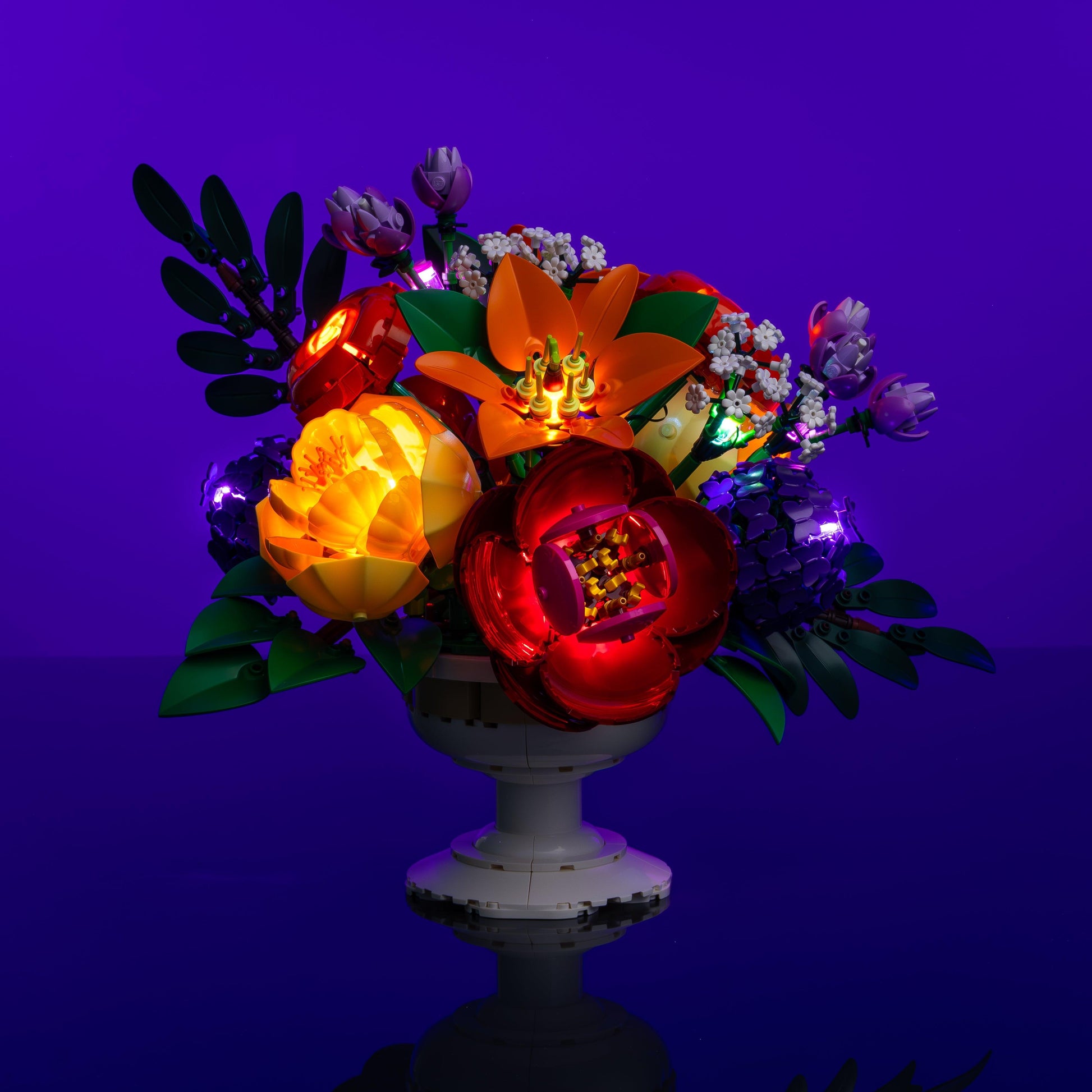 Puzzloria™ | Light Kit for LEGO® Flower Arrangement - Puzzloria