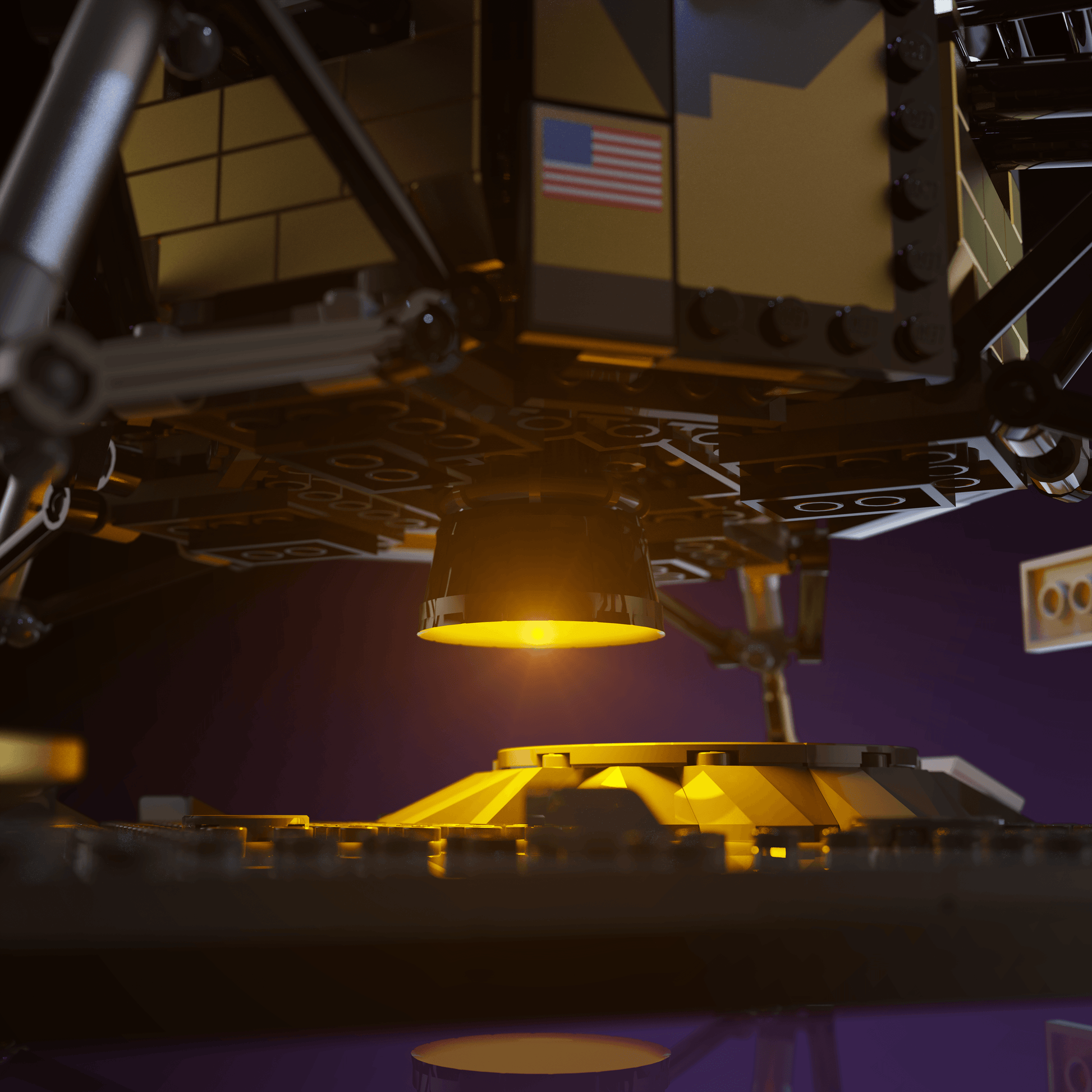 Puzzloria™ | Light Kit for LEGO® NASA Apollo 11 Lunar Lander - Puzzloria