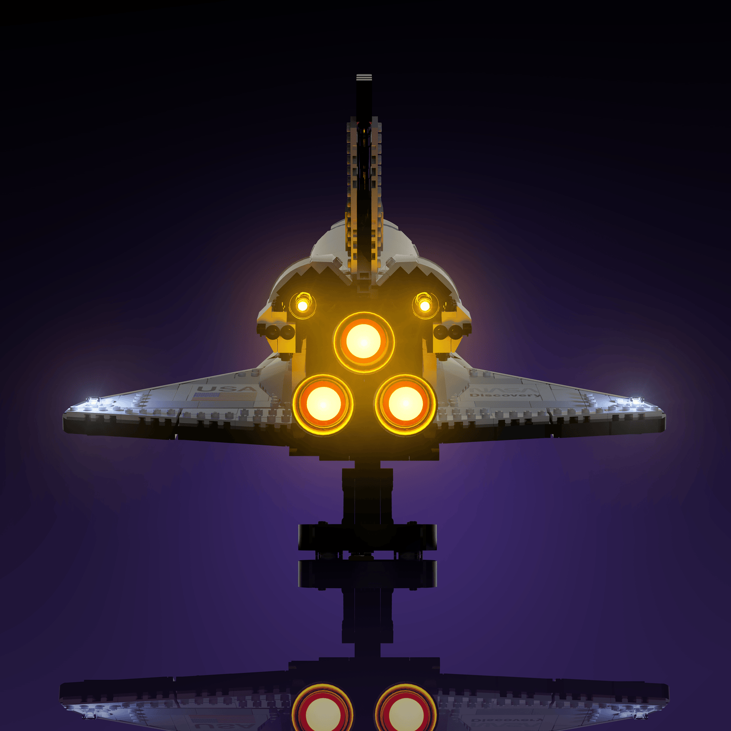 Puzzloria™ | Light Kit for LEGO® NASA Space Shuttle Discovery - Puzzloria