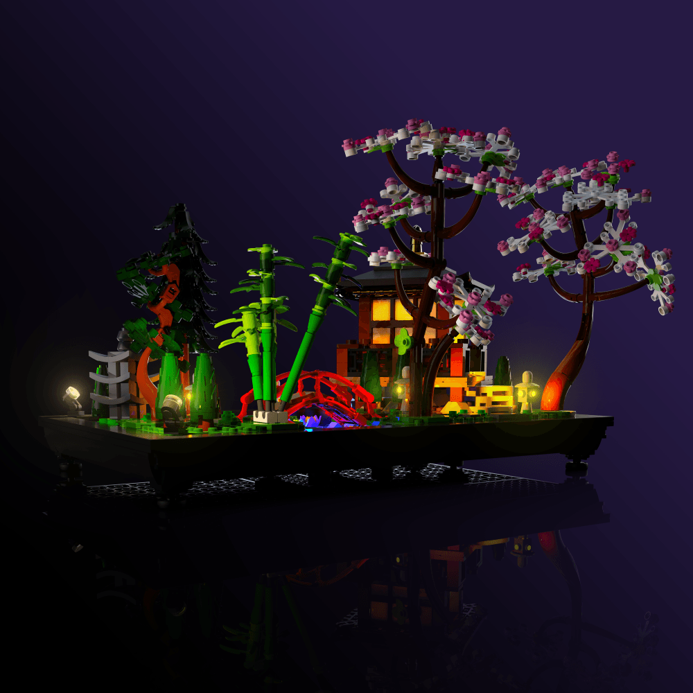 Puzzloria™ | Light Kit for LEGO® Tranquil Garden - Puzzloria