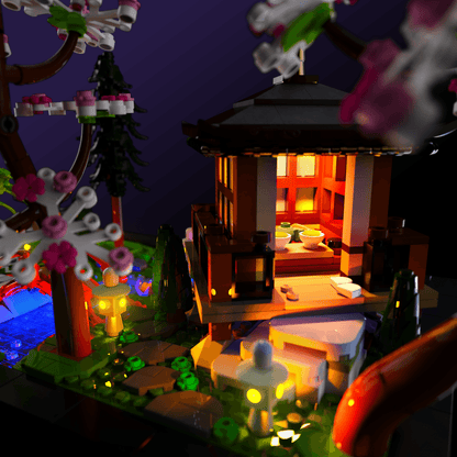 Puzzloria™ | Light Kit for LEGO® Tranquil Garden - Puzzloria