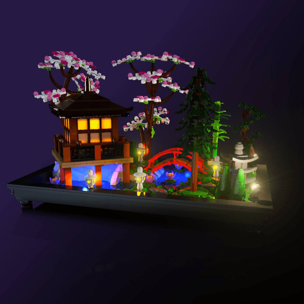 Puzzloria™ | Light Kit for LEGO® Tranquil Garden - Puzzloria