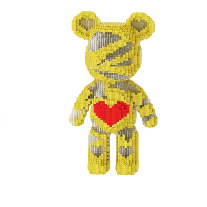 3688 piece bear micro building blocks set 47cm brick bear display model for adult builders and teens – 5542, 5541, 5536, 5537, 5538, 5539, 5540, 5543, 5544, 5554, 5546, 5545, 5547, 5548, 5549, 5550, 5551, 5552, 5553, 5555, 5556, 5557, 5558