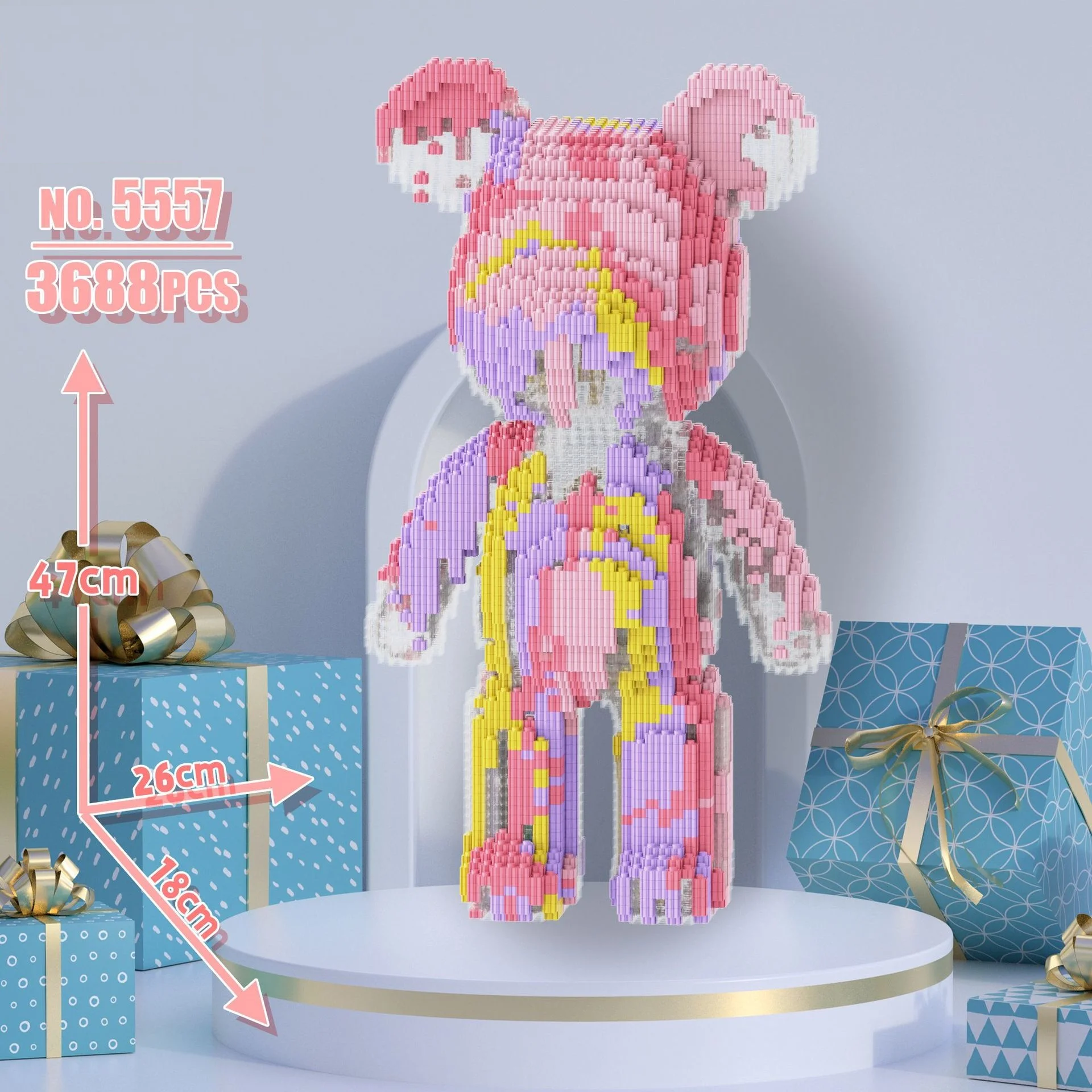 brick bear display model with 20+ character variants galaxy sakura astronaut cyberpunk pattern designs – 5542, 5541, 5536, 5537, 5538, 5539, 5540, 5543, 5544, 5554, 5546, 5545, 5547, 5548, 5549, 5550, 5551, 5552, 5553, 5555, 5556, 5557, 5558