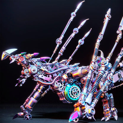 screw assembly metal dragon kit no glue 32 cm display model engineering hobbyist gift adult model builder
