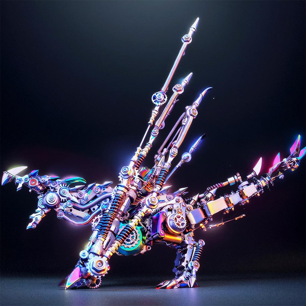 advanced metal model kit dragon 1390 pcs precision laser cut stainless steel mythical creature graduation gift