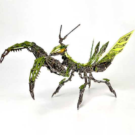Puzzloria | Luminous Mantis 3D Metal Mechanical Assembly Kits