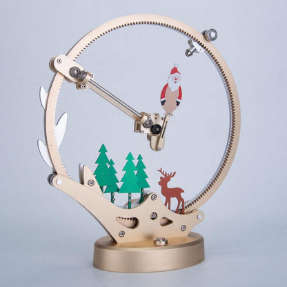 3d metal puzzle santa model with automatic power off and colour changing lighting for adults, Santa Claus